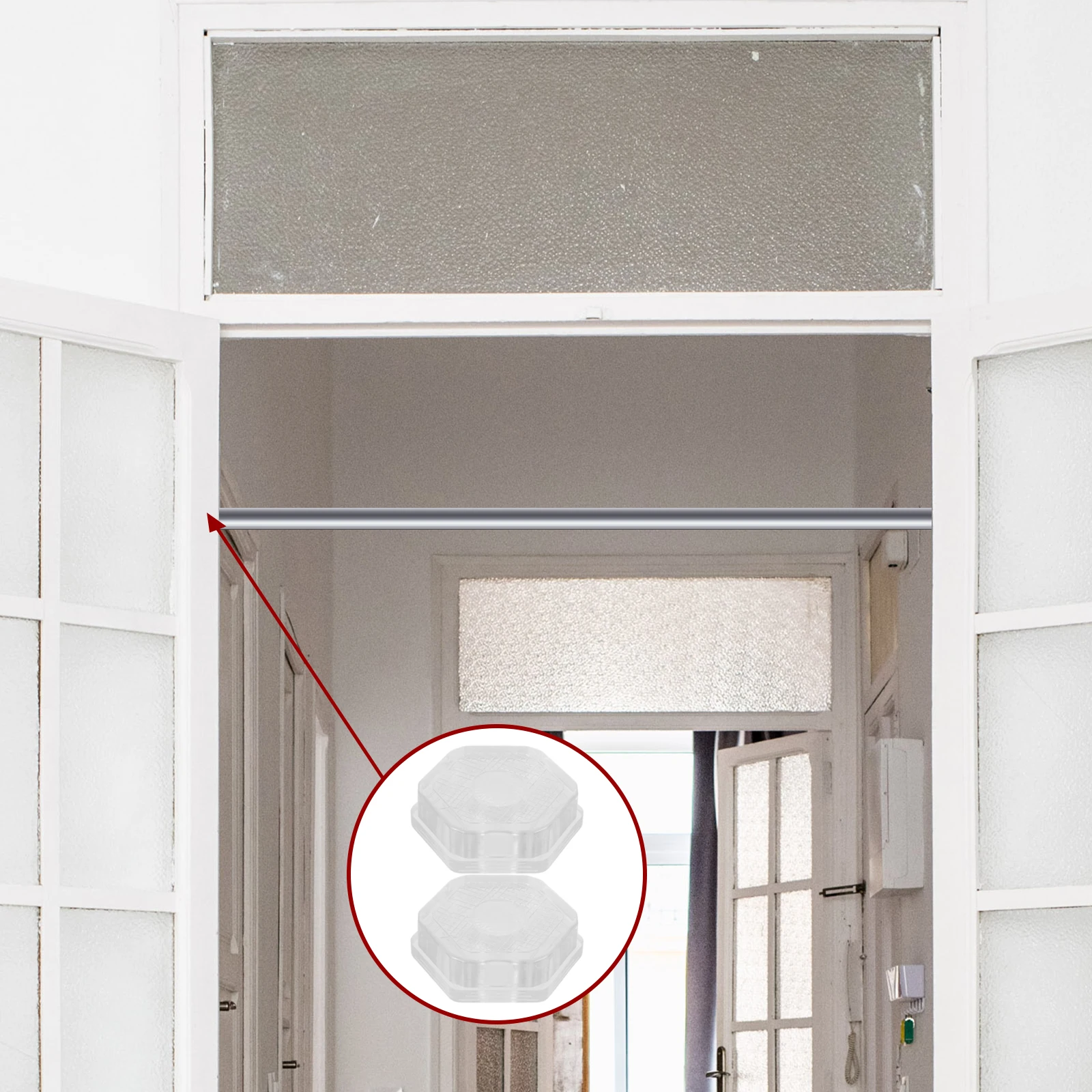 1 Pair Transparent AntiSlip Rubber Pads for Doorway PullUp Bar End Protect Gym Accessories Fitness Tool Equipment
1 Pair Transparent AntiSlip Rubber Pads for Doorway PullUp Bar End Protect Gym Accessories Fitness Tool Equipment