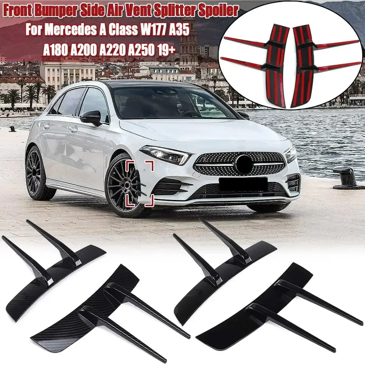 2 шт., передний/задний бампер для Mercedes A Class W177 A35 A180 A200 A220 A250 2019 2020
2 шт., передний/задний бампер для Mercedes A Class W177 A35 A180 A200 A220 A250 2019 2020