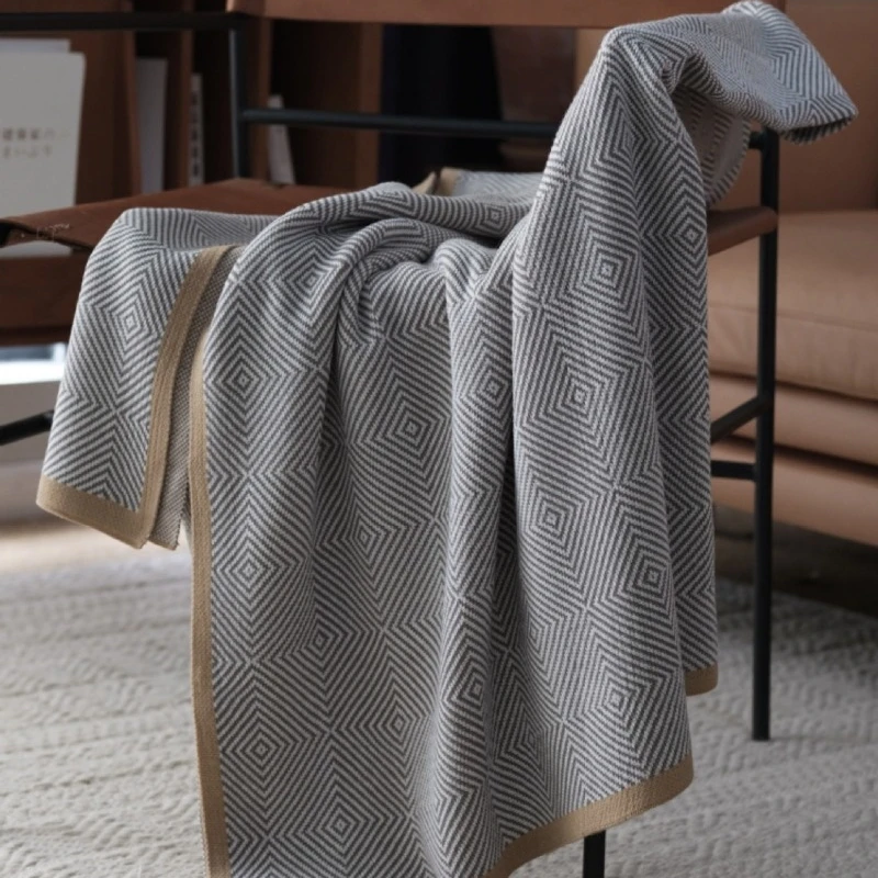 Nordic Light Luxury Geometric Pattern Knitted Blanket Bed Tail Towel Sofa Blanket Home Decoration Air Conditioning Blanket
Nordic Light Luxury Geometric Pattern Knitted Blanket Bed Tail Towel Sofa Blanket Home Decoration Air Conditioning Blanket