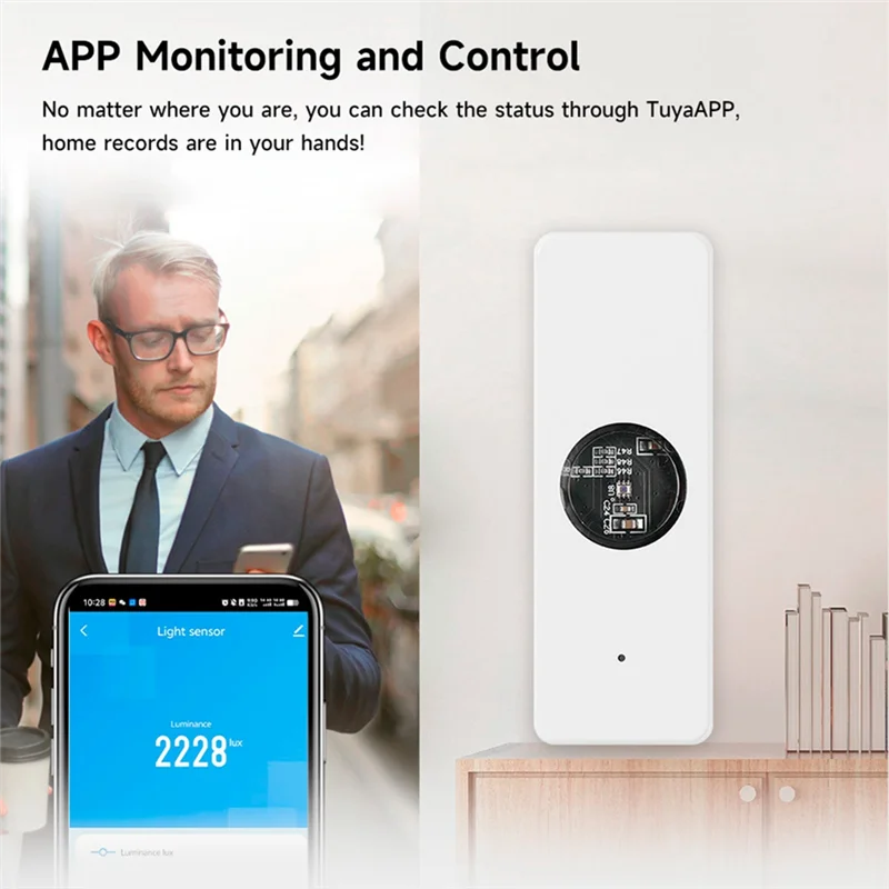 Датчик освещенности Tuya Zigbee, датчик яркости, обнаружение яркости в реальном времени, приложение для автоматизации умного дома Controlabgi
Датчик освещенности Tuya Zigbee, датчик яркости, обнаружение яркости в реальном времени, приложение для автоматизации умного дома Controlabgi