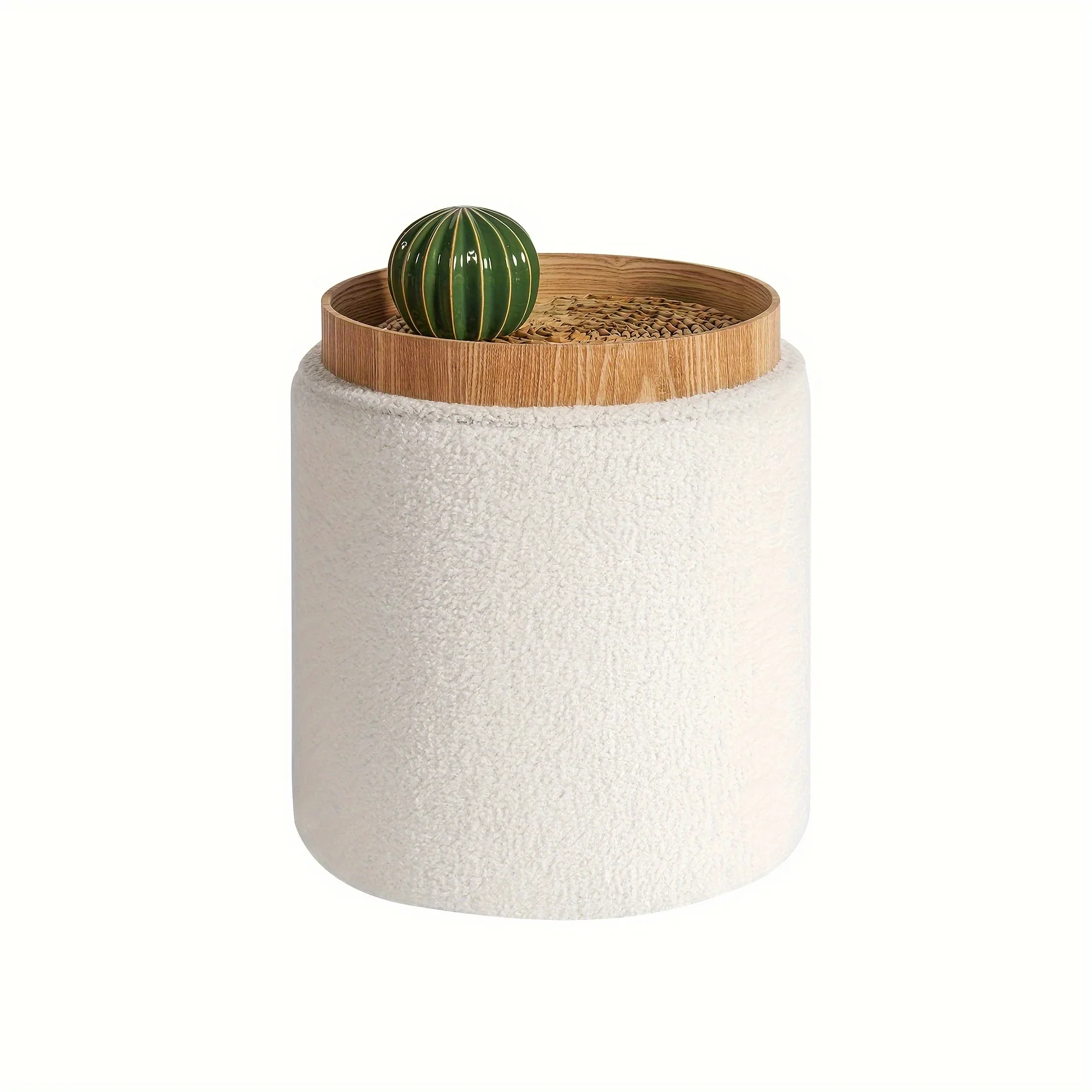Storage Ottoman Round Boucle Ottomans with Tray, Teddy Foot Rest Ottoman Cube with Storage for Living Room, Furniture for Home
Storage Ottoman Round Boucle Ottomans with Tray, Teddy Foot Rest Ottoman Cube with Storage for Living Room, Furniture for Home