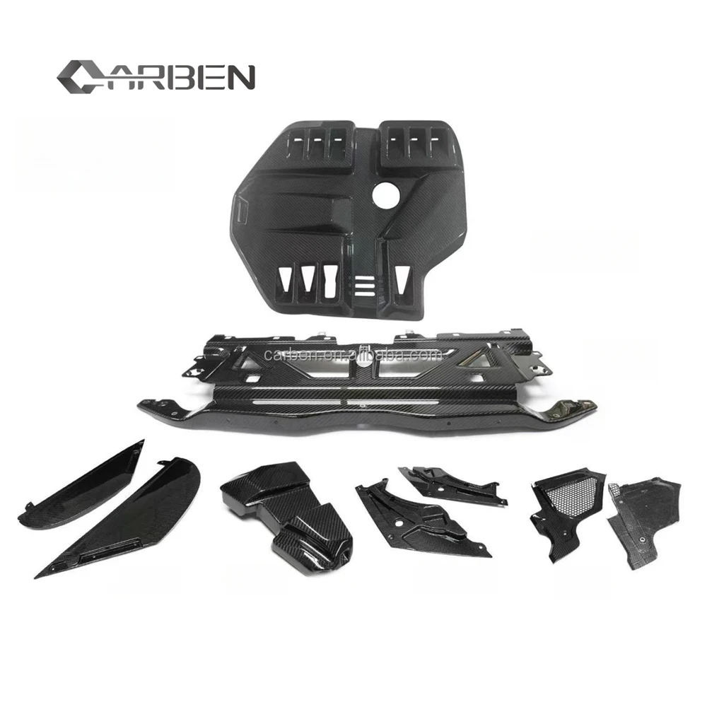 M3 G80 M4 G82 G83 S58 Сухая крышка двигателя из углеродного волокна Комплект крышки аккумуляторной батареи радиатора Новое состояние накладки для BMW G80 G82 G83
M3 G80 M4 G82 G83 S58 Сухая крышка двигателя из углеродного волокна Комплект крышки аккумуляторной батареи радиатора Новое состояние накладки для BMW G80 G82 G83