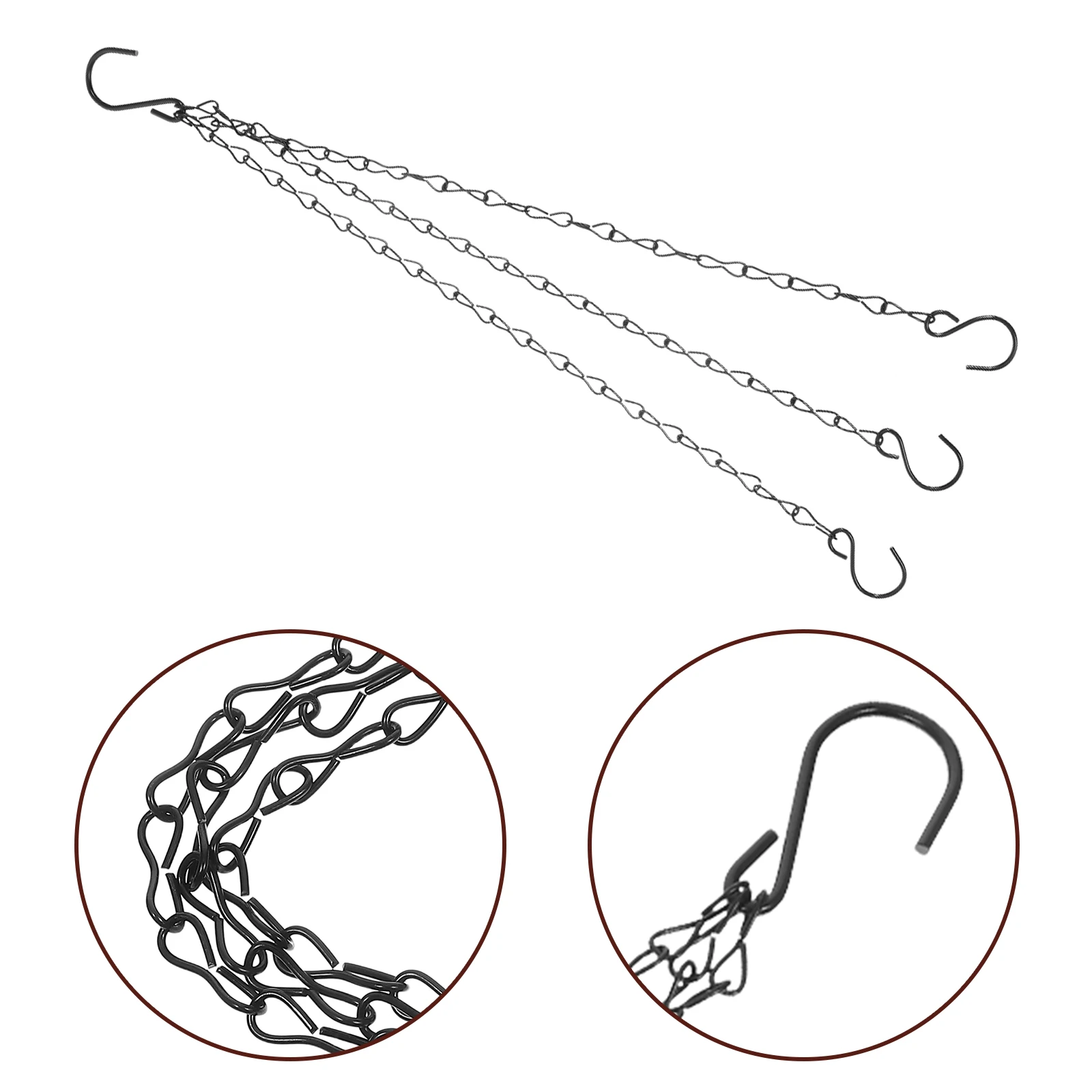 2pcs Hanging Flower Basket Chains Durable Iron Easy Installation Versatile Use Planter Holder Accessories Outdoor Furniture
2pcs Hanging Flower Basket Chains Durable Iron Easy Installation Versatile Use Planter Holder Accessories Outdoor Furniture