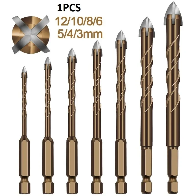Cross Hex Tile Drill Bits Set 3/4/5/6/8/10/12mm Power Tools Drill Bit Sets Glass Ceramic Concrete Hole Opener Alloy Triangle Bit
Cross Hex Tile Drill Bits Set 3/4/5/6/8/10/12mm Power Tools Drill Bit Sets Glass Ceramic Concrete Hole Opener Alloy Triangle Bit