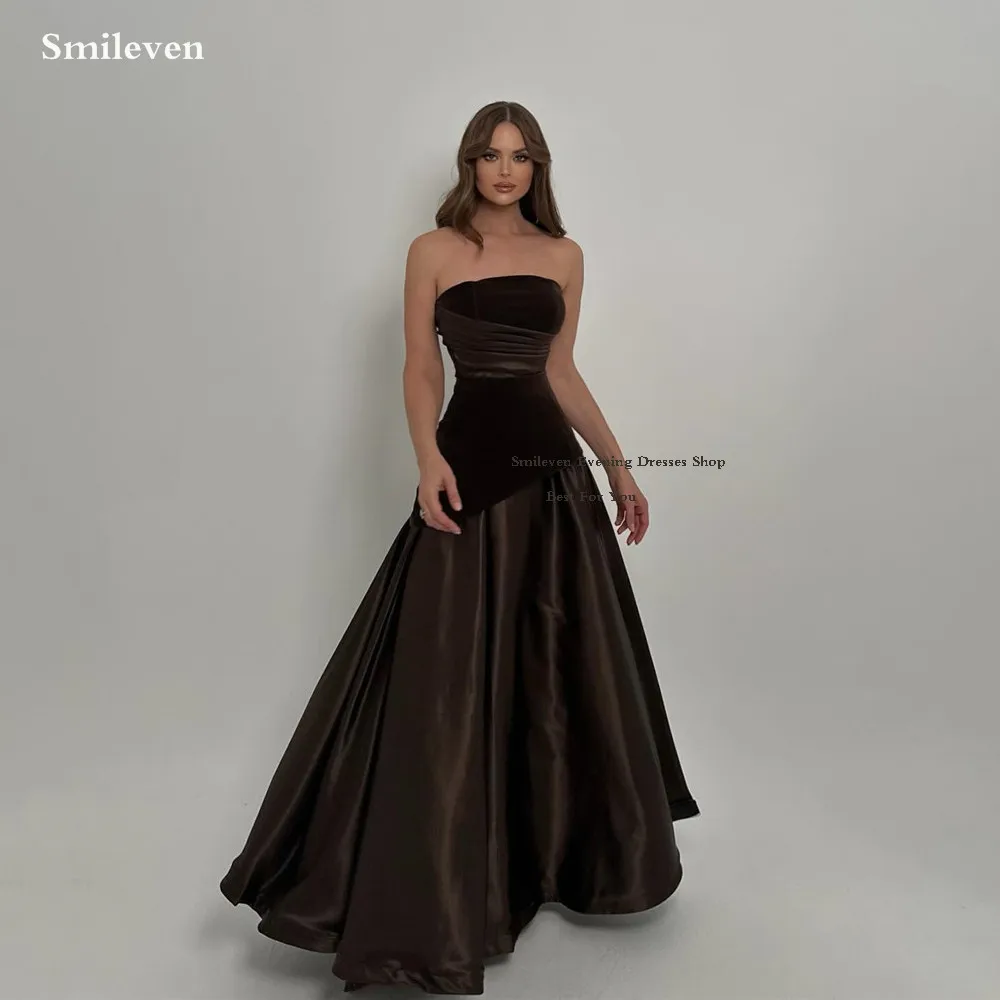 Smileven Strapless Satin Maxi Prom Dresses A Line Elegant Cocktail Dress Floor Length Evening Prom Dress Customized 2026
Smileven Strapless Satin Maxi Prom Dresses A Line Elegant Cocktail Dress Floor Length Evening Prom Dress Customized 2026