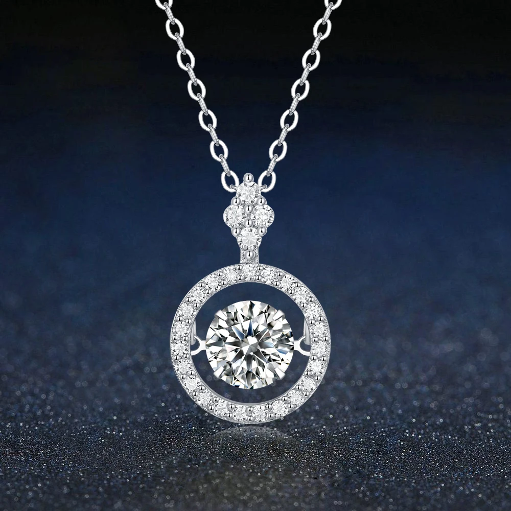0.5-1CT Moissanite Necklace For Women 925 Sterling Silver Chain with Diamond Pendant Wedding Party Necklaces Fine Jewelry-My Sun
0.5-1CT Moissanite Necklace For Women 925 Sterling Silver Chain with Diamond Pendant Wedding Party Necklaces Fine Jewelry-My Sun