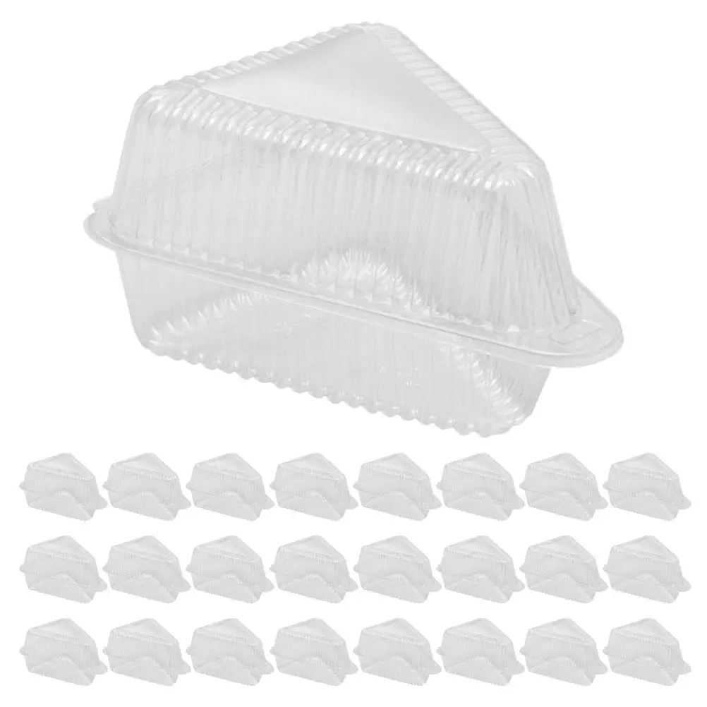 50pcs Cake Carrier Box Set Clear Plastic Containers Triangle Dessert Boxes Food Grade Stackable Reusable Disposable Cake Slice
50pcs Cake Carrier Box Set Clear Plastic Containers Triangle Dessert Boxes Food Grade Stackable Reusable Disposable Cake Slice