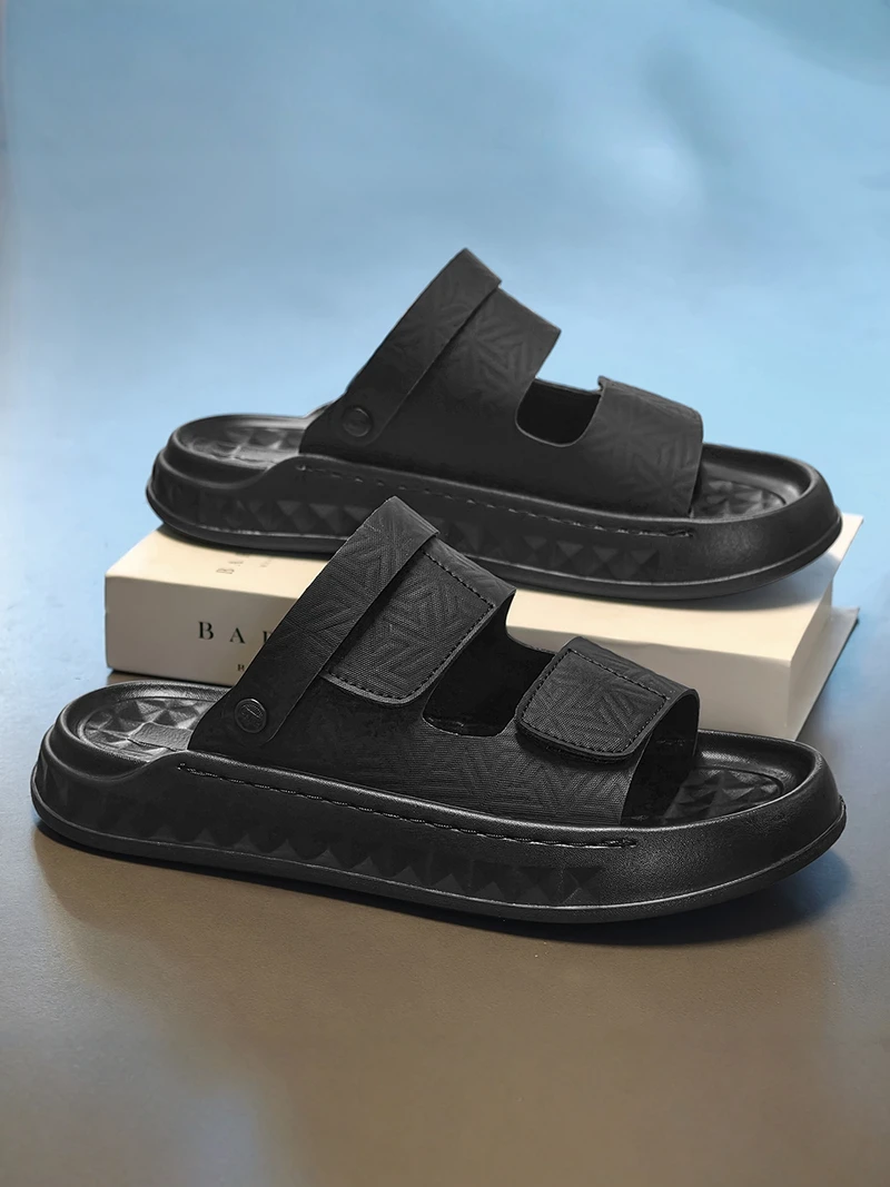 Men's Summer Casual Thick Bottom Anti-Slip Beach Sandals Driving Two-Purpose Breathable Soft Bottom Outdoor Slippers
Men's Summer Casual Thick Bottom Anti-Slip Beach Sandals Driving Two-Purpose Breathable Soft Bottom Outdoor Slippers