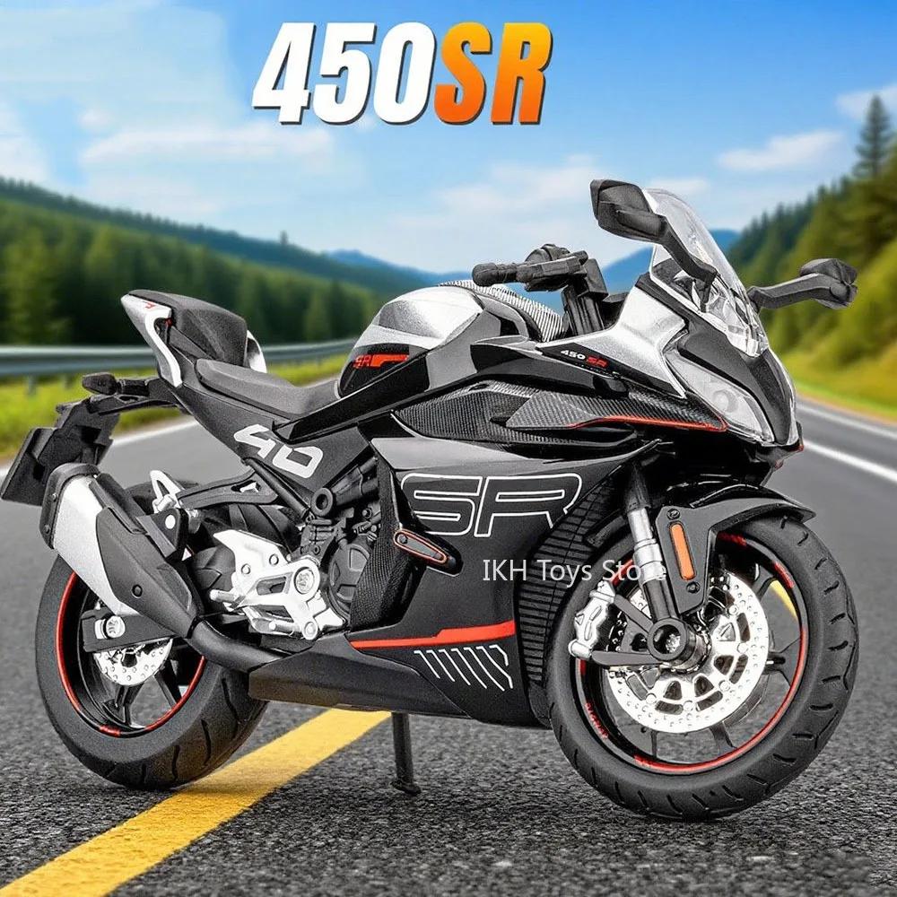 1:12 Scale CFMOTOR 450SR V4S Model Motorcycle Toys Metal Diecast Sound Light Shock Absorption Miniature Motorbike for Kids Gifts
1:12 Scale CFMOTOR 450SR V4S Model Motorcycle Toys Metal Diecast Sound Light Shock Absorption Miniature Motorbike for Kids Gifts