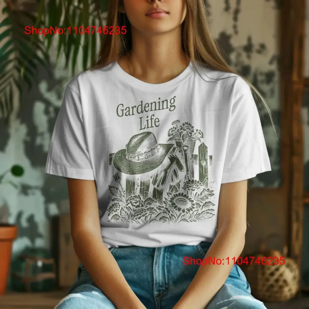 Gardening Life T Shirt Plant Lover Nature Gardener Top Botanical vintage Washed Stretched Soft Unisex Stylish Slightly Casual
Gardening Life T Shirt Plant Lover Nature Gardener Top Botanical vintage Washed Stretched Soft Unisex Stylish Slightly Casual