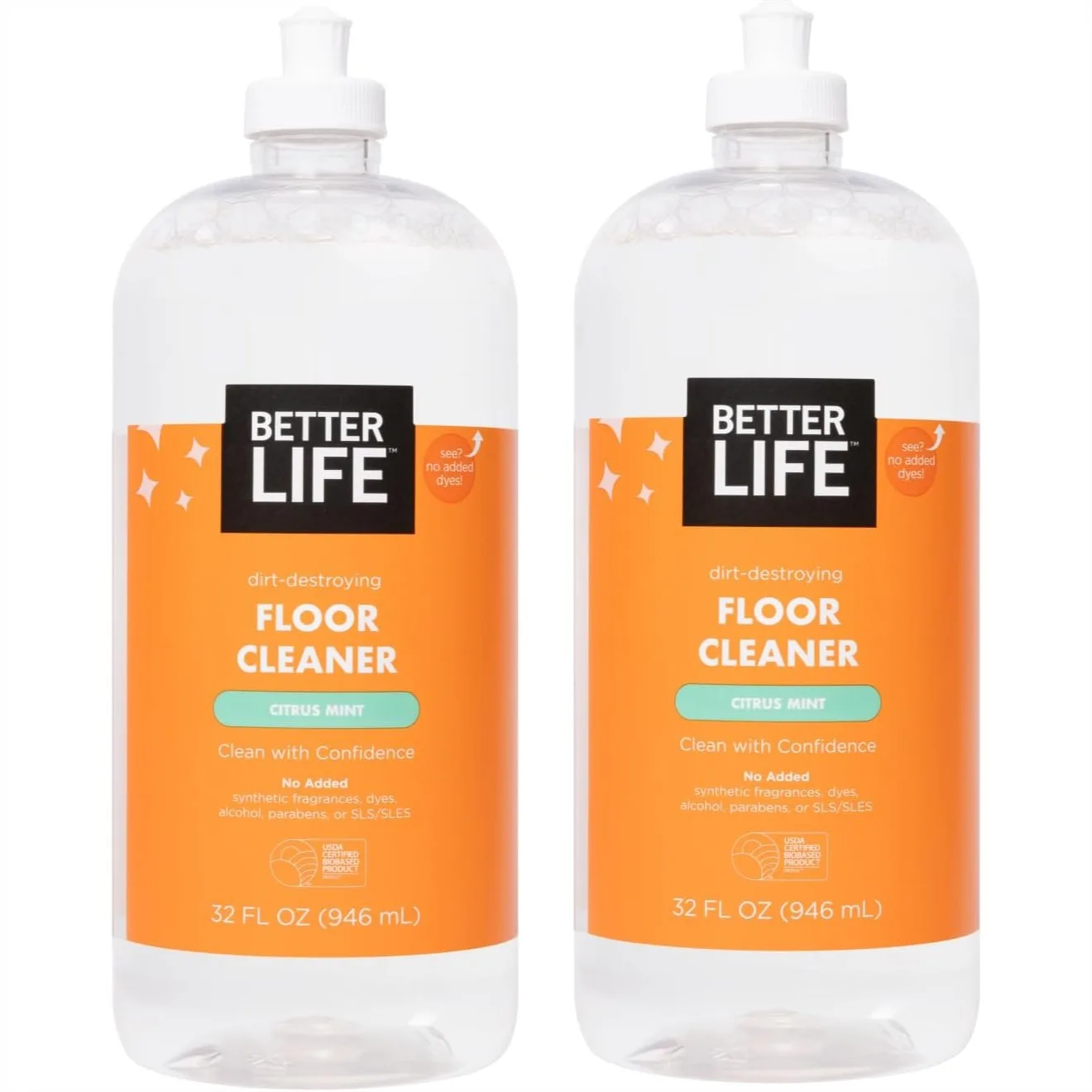 Multipurpose Floor Cleaner for Hardwood, Tile, Laminate, Vinyl, Bamboo - Citrus Mint, 32 Fl Oz (Pack of 2)
Multipurpose Floor Cleaner for Hardwood, Tile, Laminate, Vinyl, Bamboo - Citrus Mint, 32 Fl Oz (Pack of 2)