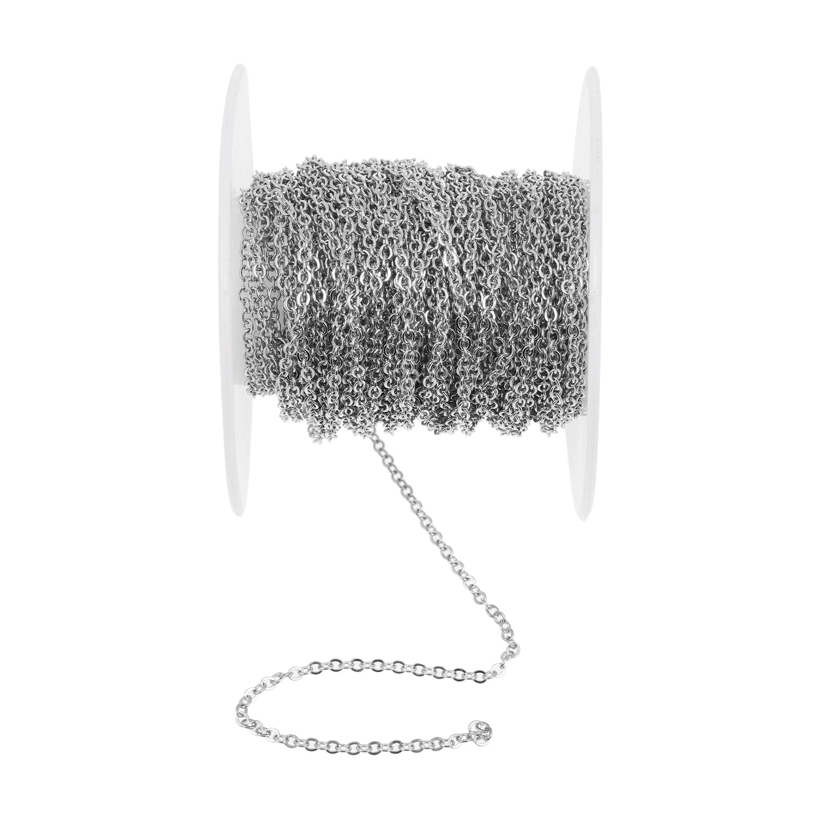 Stainless Steel O-Ring Chain 1 Roll DIY Jewelry Crafting Material for Necklace Bracelet Sweater Chain Bag Decoration
Stainless Steel O-Ring Chain 1 Roll DIY Jewelry Crafting Material for Necklace Bracelet Sweater Chain Bag Decoration