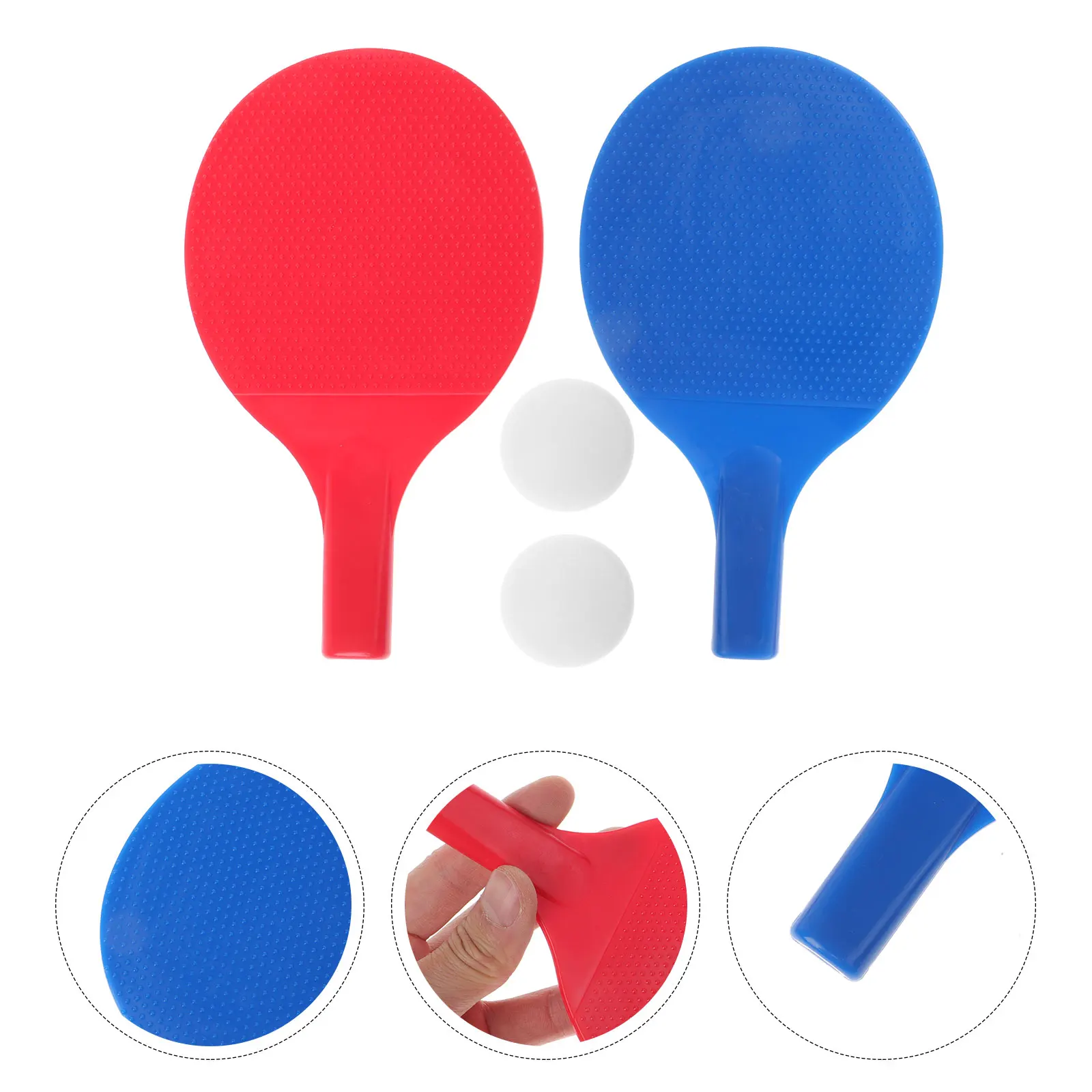 Plastic Table Tennis Rackets Lightweight Pong Paddle Child Equipment Portable Comfortable Handle Racket Set Durable
Plastic Table Tennis Rackets Lightweight Pong Paddle Child Equipment Portable Comfortable Handle Racket Set Durable
