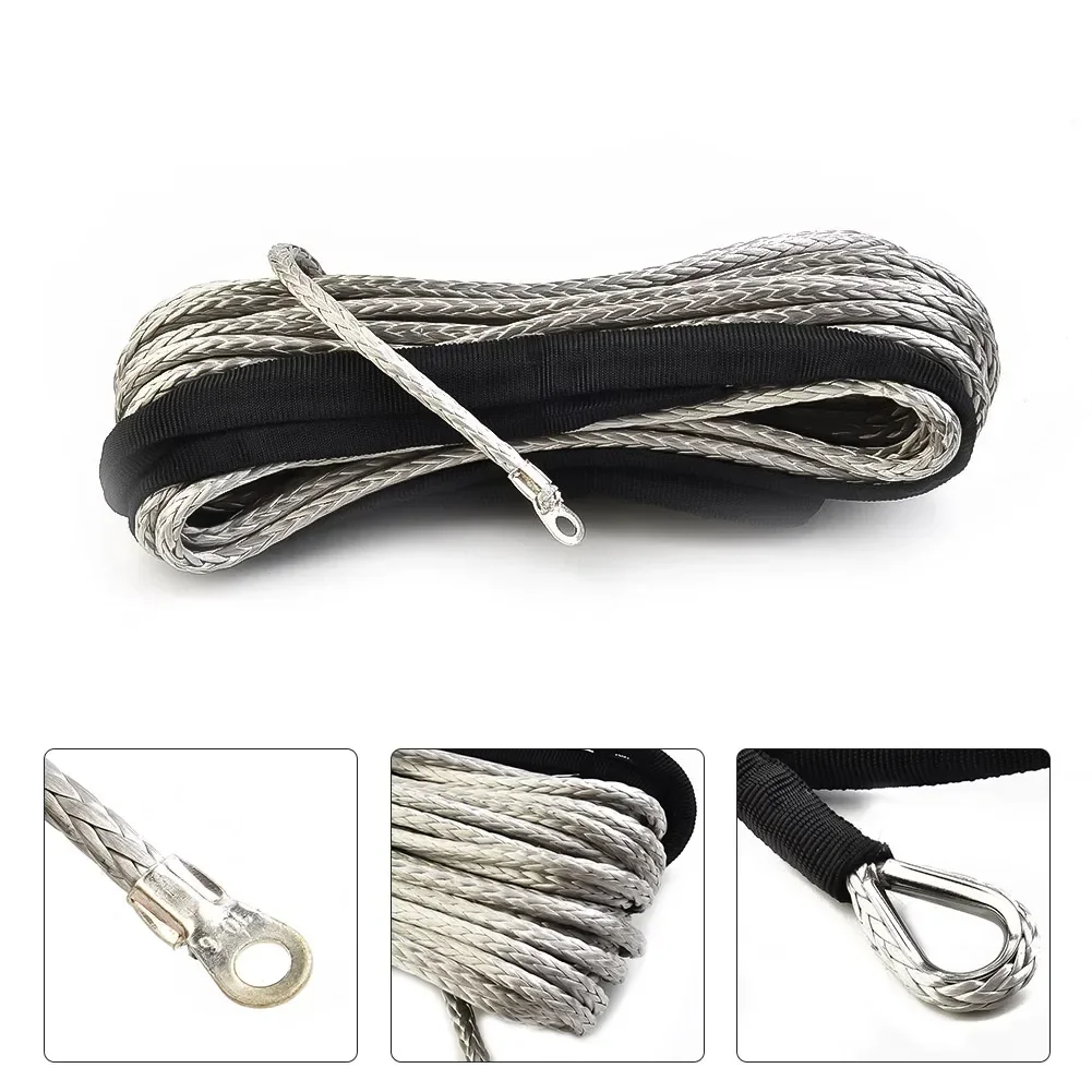 Tow Winch Rope UTV ATV Cable Tool With Sheath Gray Cord Light Weight High Strength Motorcycles Portable Useful
Tow Winch Rope UTV ATV Cable Tool With Sheath Gray Cord Light Weight High Strength Motorcycles Portable Useful