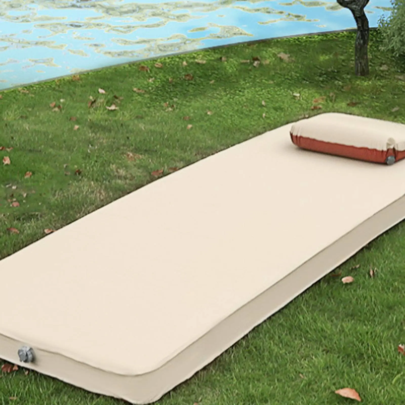 Self Inflating Sleeping Pad Portable Thick Camping Mat Foam Air Mattress Comfortable Outdoor Gear Quiet for Picnic
Self Inflating Sleeping Pad Portable Thick Camping Mat Foam Air Mattress Comfortable Outdoor Gear Quiet for Picnic