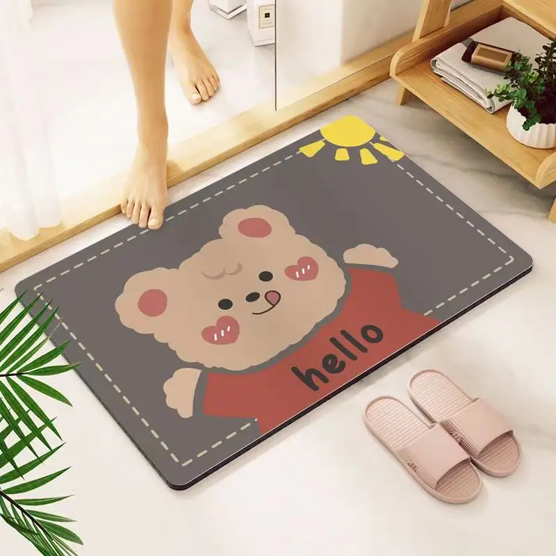 New Cartoon Bath Mat Non-slip Bathroom Rug Foot Mat Absorbent Doormat Entrance Door Bedroom Easy To Clean Outdoor Floor Carpet
New Cartoon Bath Mat Non-slip Bathroom Rug Foot Mat Absorbent Doormat Entrance Door Bedroom Easy To Clean Outdoor Floor Carpet