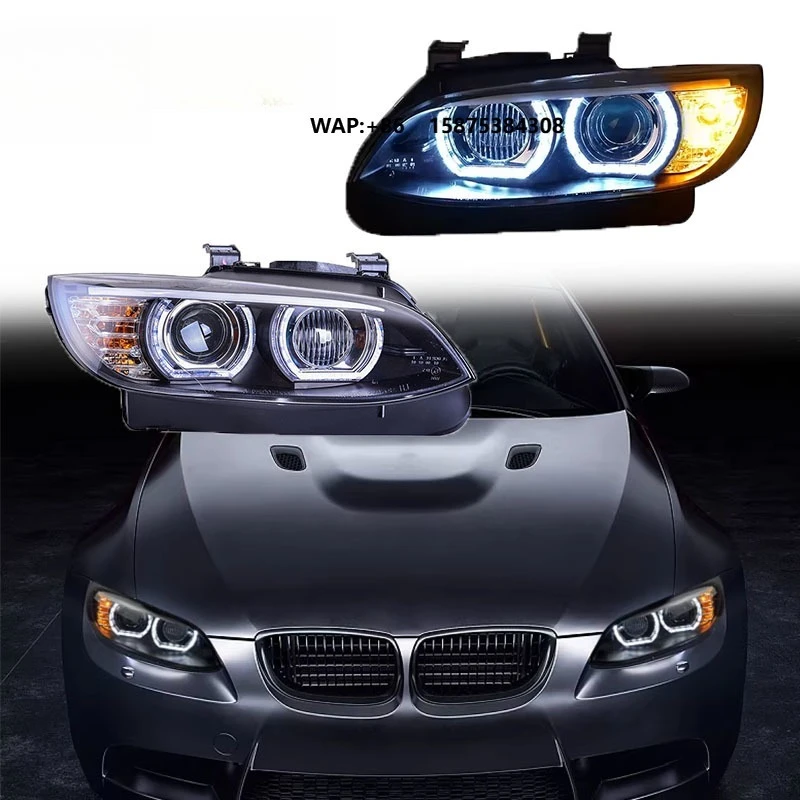 SJC Auto Car Parts for M3 E92 E93 Pre-LCI Headlights Assembly 06-10 Modified LED Angel Eye Lens Front Lights High-quality
SJC Auto Car Parts for M3 E92 E93 Pre-LCI Headlights Assembly 06-10 Modified LED Angel Eye Lens Front Lights High-quality