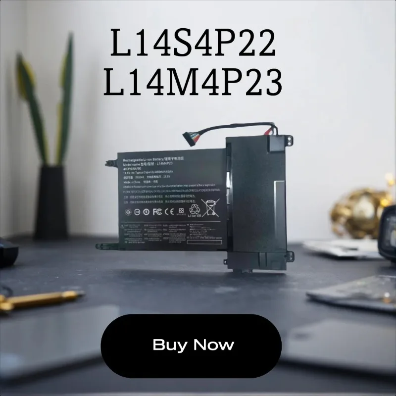 Brand-New L14S4P22 L14M4P23 14.8V 4050mAh Laptop Battery For Lenovo IdeaPad Y700 Y701 Y700-17iSK Y700-15ISK Series 5B10H22084
Brand-New L14S4P22 L14M4P23 14.8V 4050mAh Laptop Battery For Lenovo IdeaPad Y700 Y701 Y700-17iSK Y700-15ISK Series 5B10H22084