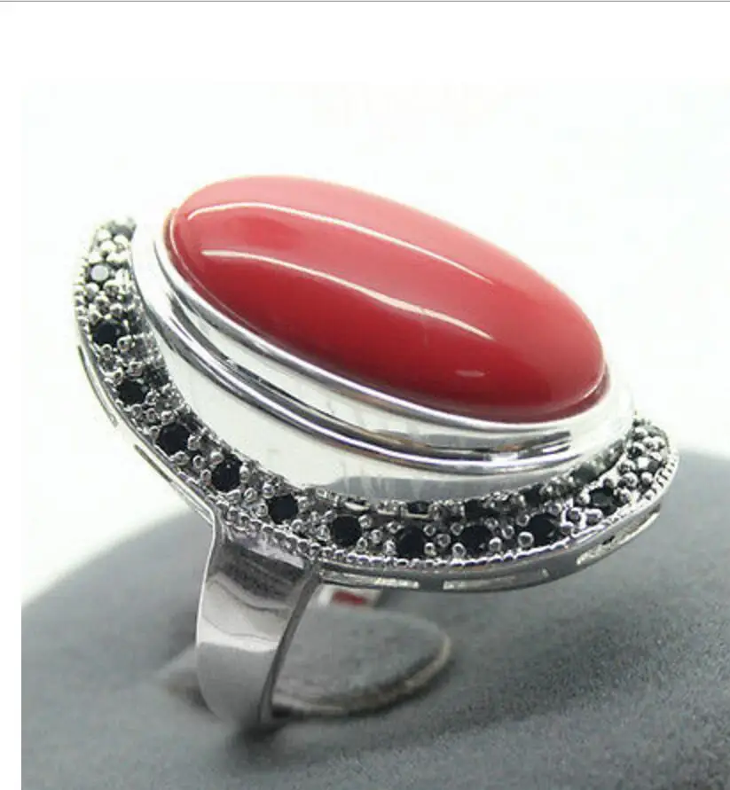 wholesale good 17X30mm Red Coral 925 Sterling Silver Marcasite Ring Size 7/8/9/10# Genuine men silver Jewelry goo
wholesale good 17X30mm Red Coral 925 Sterling Silver Marcasite Ring Size 7/8/9/10# Genuine men silver Jewelry goo