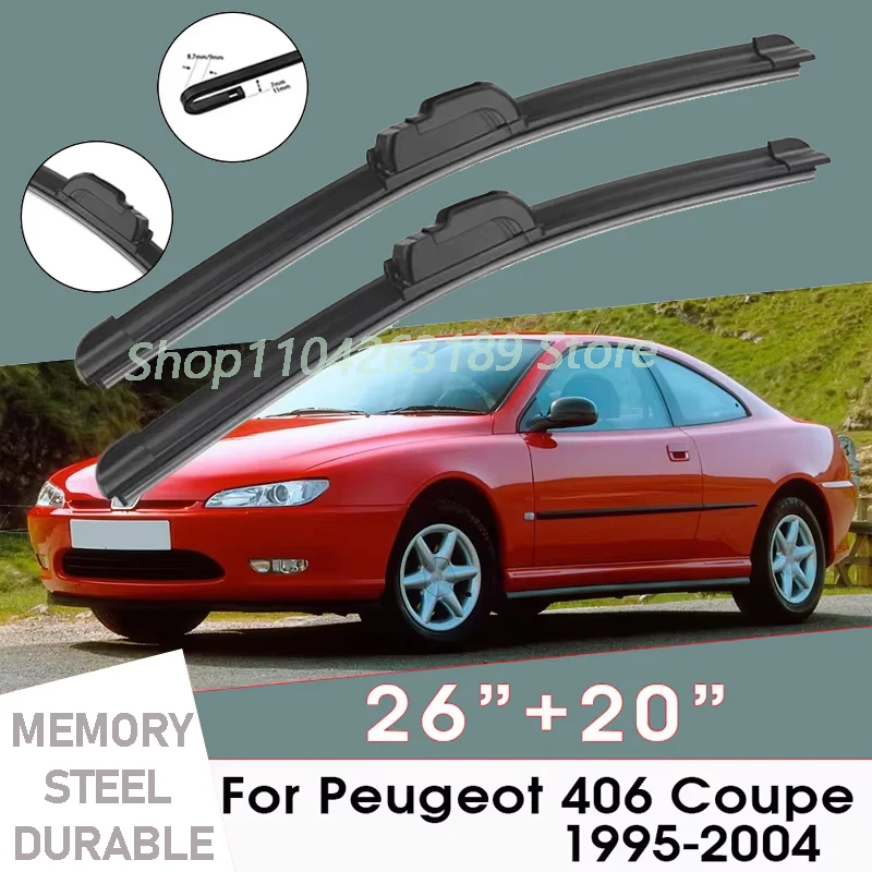 Car Wiper Blade Blades For Peugeot 406 Coupe 1995-2004 26"+20" Windshield Windscreen Clean Rubber Silicon Car Wipers Accessories
Car Wiper Blade Blades For Peugeot 406 Coupe 1995-2004 26"+20" Windshield Windscreen Clean Rubber Silicon Car Wipers Accessories