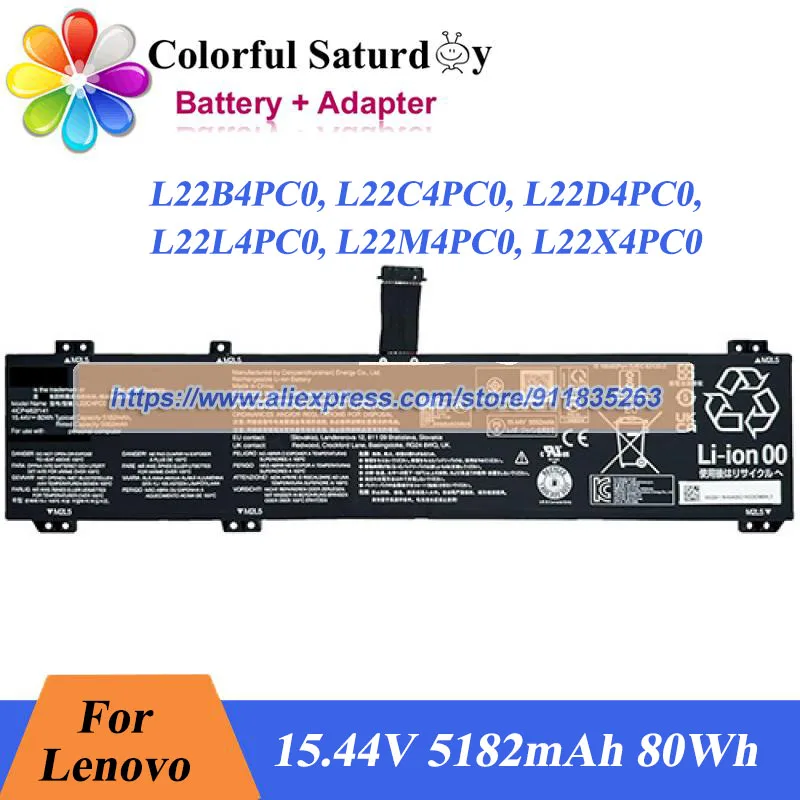 Genuine L22B4PC0 L22C4PC0 L22D4PC0 L22L4PC0 L22M4PC0 L22X4PC0 Battery for Lenovo Legion Pro 5 16ARX8 82WM000 Laptop SB11K38960
Genuine L22B4PC0 L22C4PC0 L22D4PC0 L22L4PC0 L22M4PC0 L22X4PC0 Battery for Lenovo Legion Pro 5 16ARX8 82WM000 Laptop SB11K38960