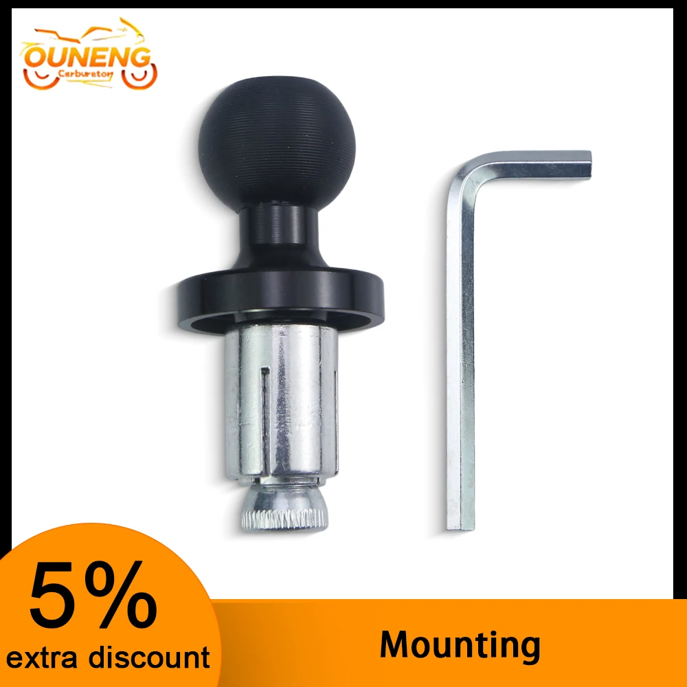 Motorbike Handlebar Fixed Base Adjustable Joint Ball Head Holder For Camera Phone Navigation Installation
Motorbike Handlebar Fixed Base Adjustable Joint Ball Head Holder For Camera Phone Navigation Installation