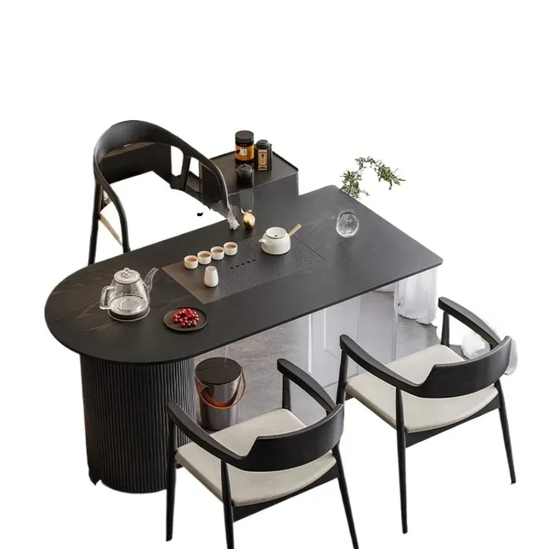 XL solid wood balcony tea table and chair combination living room household small tea table integrated
XL solid wood balcony tea table and chair combination living room household small tea table integrated