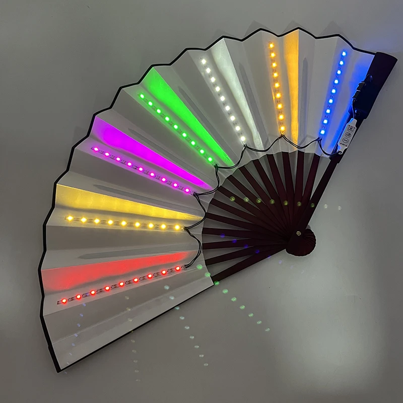 Creative Light Up Nightclub Fashion Luminous Props Colorful Glowing Handheld Fan Fluorescent Dance Performance Foldable Supplies
Creative Light Up Nightclub Fashion Luminous Props Colorful Glowing Handheld Fan Fluorescent Dance Performance Foldable Supplies