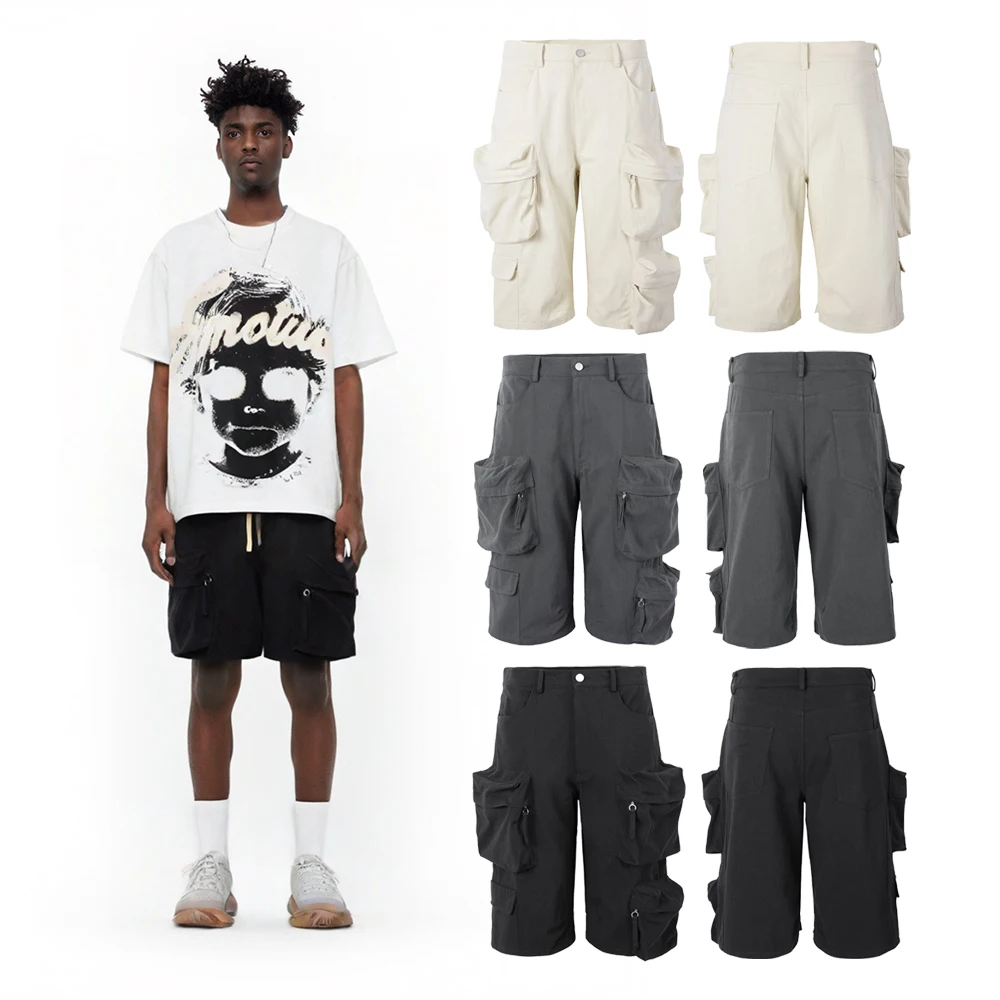 Мужская летняя одежда, шорты-карго, брюки с несколькими карманами и молниями, уличная одежда, повседневные функциональные короткие брюки в уличном стиле
Мужская летняя одежда, шорты-карго, брюки с несколькими карманами и молниями, уличная одежда, повседневные функциональные короткие брюки в уличном стиле