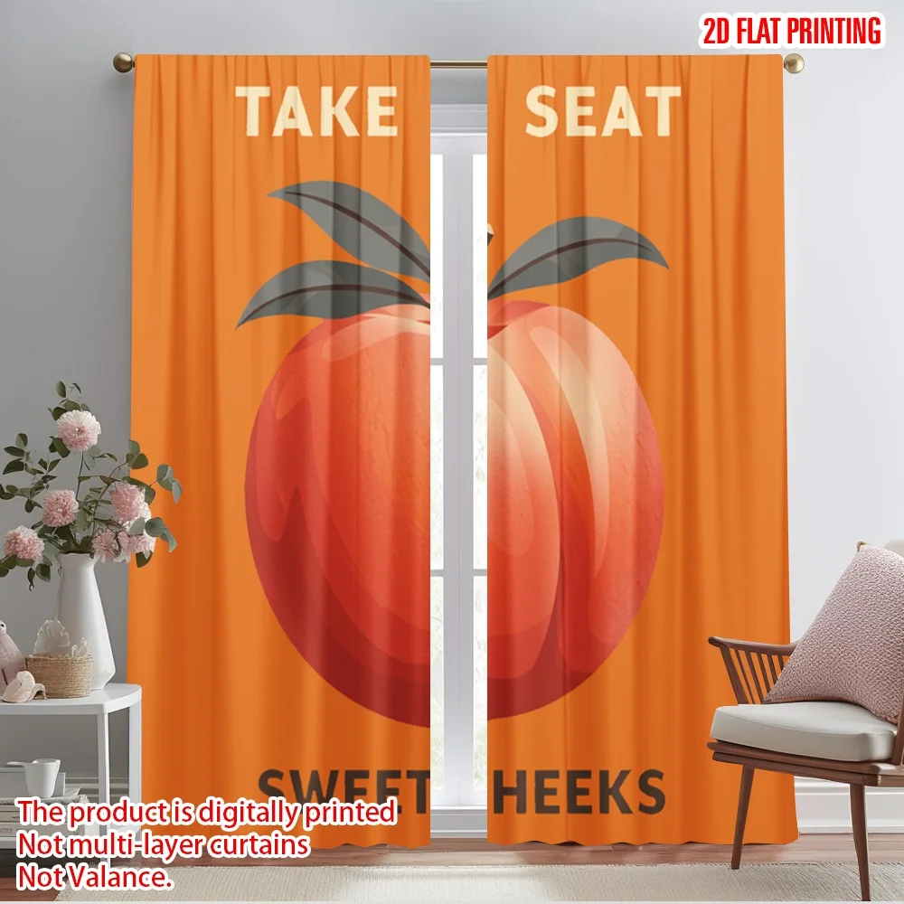 2pcs 2D flat printing Curtain Take a Seat Sweet Cheeks Polyester Without Electricity Family Party for Multipurpose Event
2pcs 2D flat printing Curtain Take a Seat Sweet Cheeks Polyester Without Electricity Family Party for Multipurpose Event