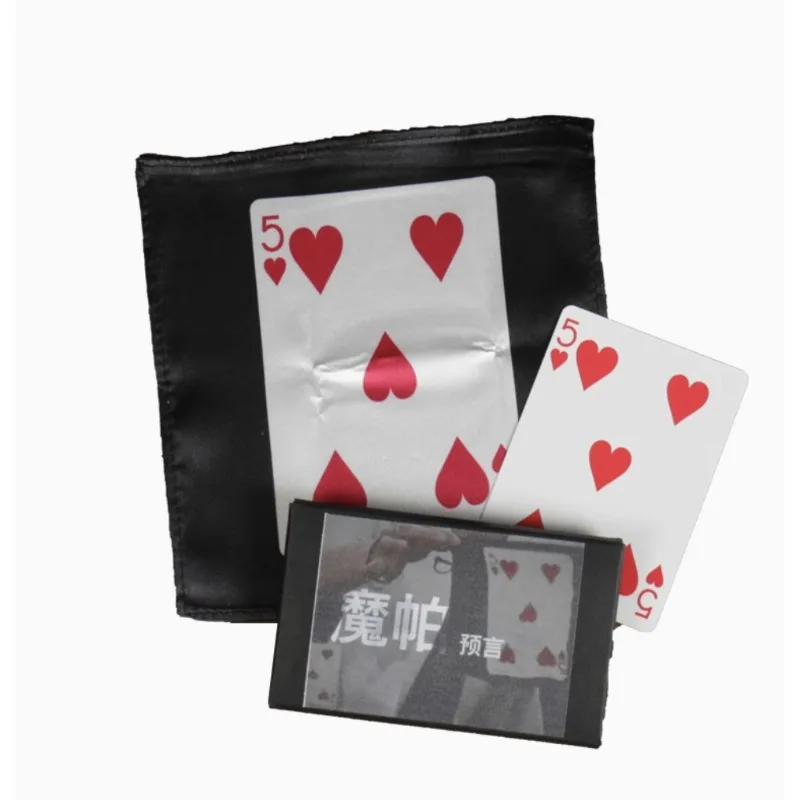 Mental Handkerchief Magic Tricks 5 of Hearts Chosen Card Appears On Silk Magia Magician Close Up Street Illusions Gimmicks Props
Mental Handkerchief Magic Tricks 5 of Hearts Chosen Card Appears On Silk Magia Magician Close Up Street Illusions Gimmicks Props