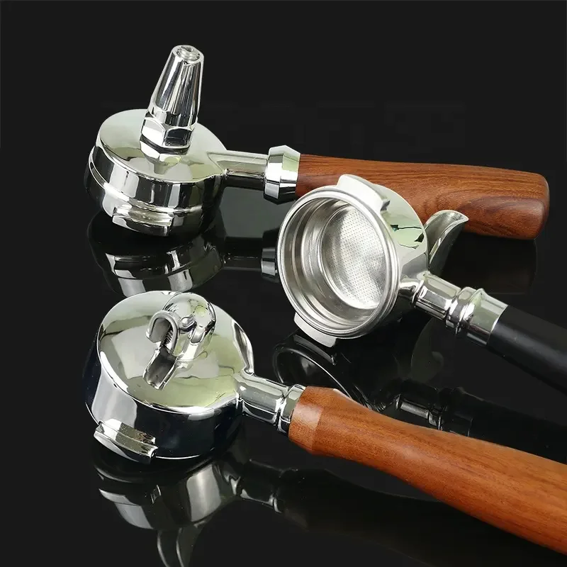 Barista Accessories Espresso Machine Tools Holder Stainless Steel Single Spout 58MM Coffee Portafilter
Barista Accessories Espresso Machine Tools Holder Stainless Steel Single Spout 58MM Coffee Portafilter