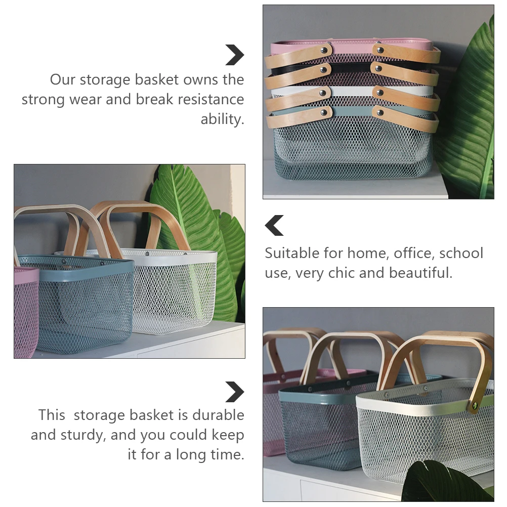 Storage Basket Wire Mesh Kitchen Organizer Sundries Organizer Container Compact Size Home Use Metal Sundries Container
Storage Basket Wire Mesh Kitchen Organizer Sundries Organizer Container Compact Size Home Use Metal Sundries Container