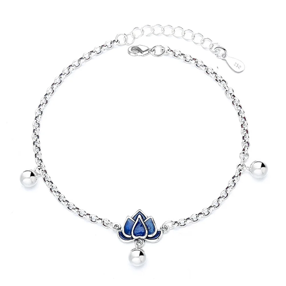 925 Sterling Silver Lotus Bell Charm Bracelets For Women Luxury Designer Fine Jewelry Accessories Wholesalea Argent 925
925 Sterling Silver Lotus Bell Charm Bracelets For Women Luxury Designer Fine Jewelry Accessories Wholesalea Argent 925