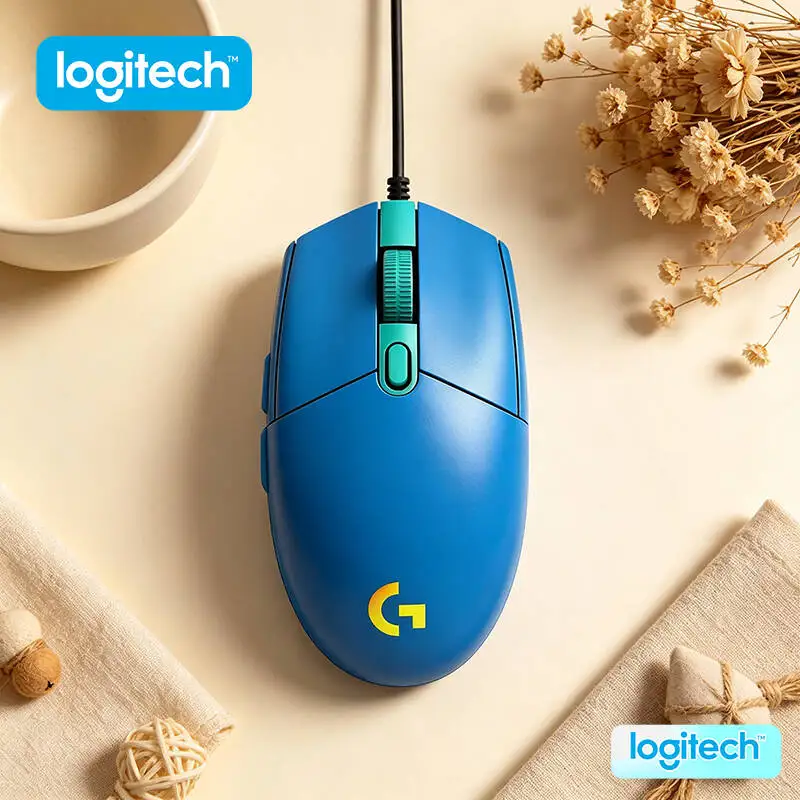 Logitech G102 Gaming Mouse 1ms Response Time 20M Click Lifespan RGB Backlit Comfort Grip for Long Gaming Work Sessions
Logitech G102 Gaming Mouse 1ms Response Time 20M Click Lifespan RGB Backlit Comfort Grip for Long Gaming Work Sessions