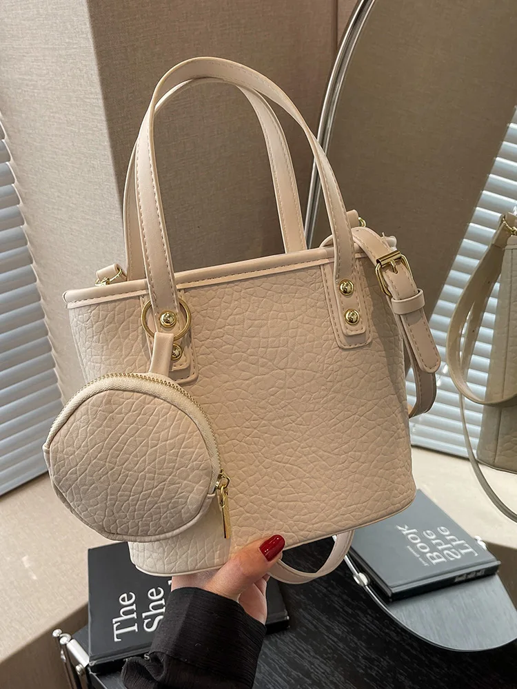 Elegant Women Handbags New Korean Style PU Leather Crossbody Bags Female Summer All-Match Bucket Shoulder Bag
Elegant Women Handbags New Korean Style PU Leather Crossbody Bags Female Summer All-Match Bucket Shoulder Bag