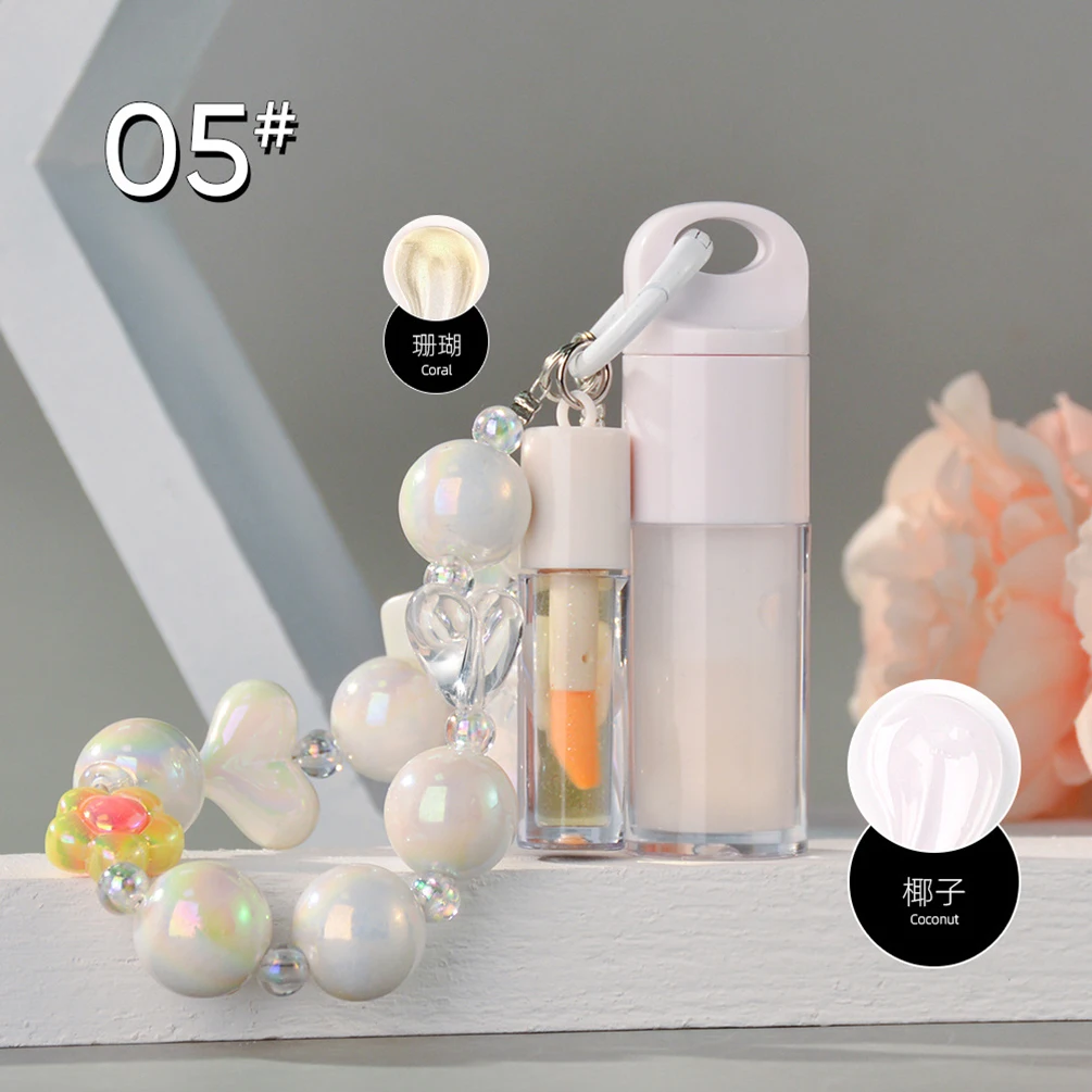 5 мл + 1,5 мл масло для губ под частной торговой маркой, индивидуальный логотип, жемчужный браслет с бантом, подвеска с цветным маслом для губ, набор из двух бутылок для макияжа
5 мл + 1,5 мл масло для губ под частной торговой маркой, индивидуальный логотип, жемчужный браслет с бантом, подвеска с цветным маслом для губ, набор из двух бутылок для макияжа