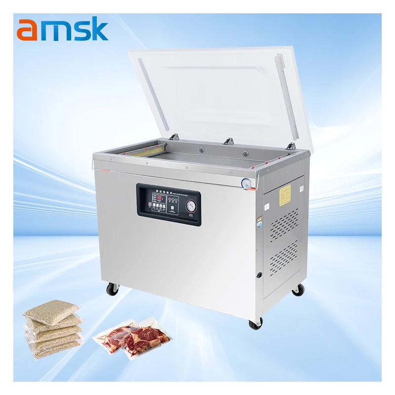 500 Vertical Vacuum Sealer for Snack Meat Fish Sausage Peanut Lengthen Single Chamber Vacuum Packaging Sealing Machine
500 Vertical Vacuum Sealer for Snack Meat Fish Sausage Peanut Lengthen Single Chamber Vacuum Packaging Sealing Machine