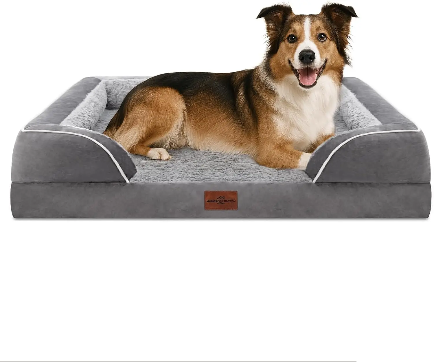 Orthopedic Dog Bed for Large Dogs, Waterproof Egg Crate Foam Pet Bed with Removable Cover & Non-Slip Bottom
Orthopedic Dog Bed for Large Dogs, Waterproof Egg Crate Foam Pet Bed with Removable Cover & Non-Slip Bottom