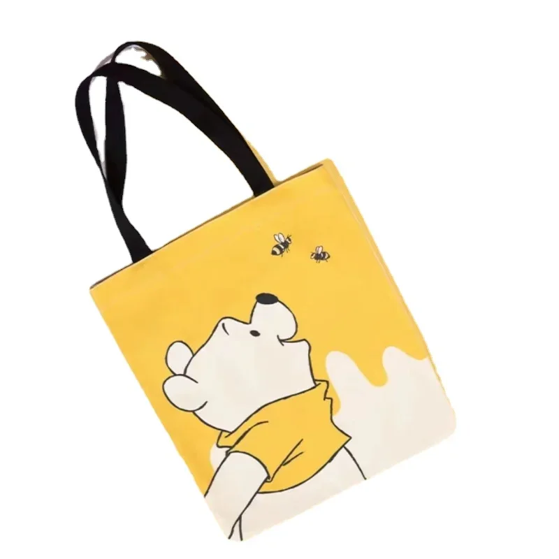 Disney Shoulder Bag for Girl Canvas Winnie The Pooh Large Capacity Durable Student Tote Bag Handbags with Zipper
Disney Shoulder Bag for Girl Canvas Winnie The Pooh Large Capacity Durable Student Tote Bag Handbags with Zipper