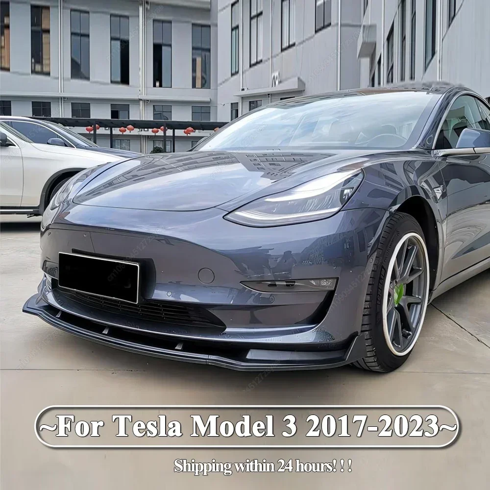 For Tesla Model 3 2017-2023 Car Front Bumper Lip Diffuser Splitter Canard Guard ABS Bodykits Tuning Carbon Look / Gloss Black
For Tesla Model 3 2017-2023 Car Front Bumper Lip Diffuser Splitter Canard Guard ABS Bodykits Tuning Carbon Look / Gloss Black