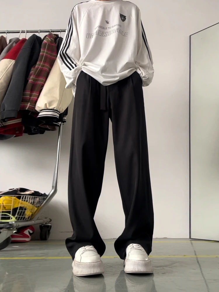 Мужские летние брюки Bla Casual Ice Silk West: модные, молодежные, прямые, из струящейся ткани, не мнущиеся, для костюма
Мужские летние брюки Bla Casual Ice Silk West: модные, молодежные, прямые, из струящейся ткани, не мнущиеся, для костюма