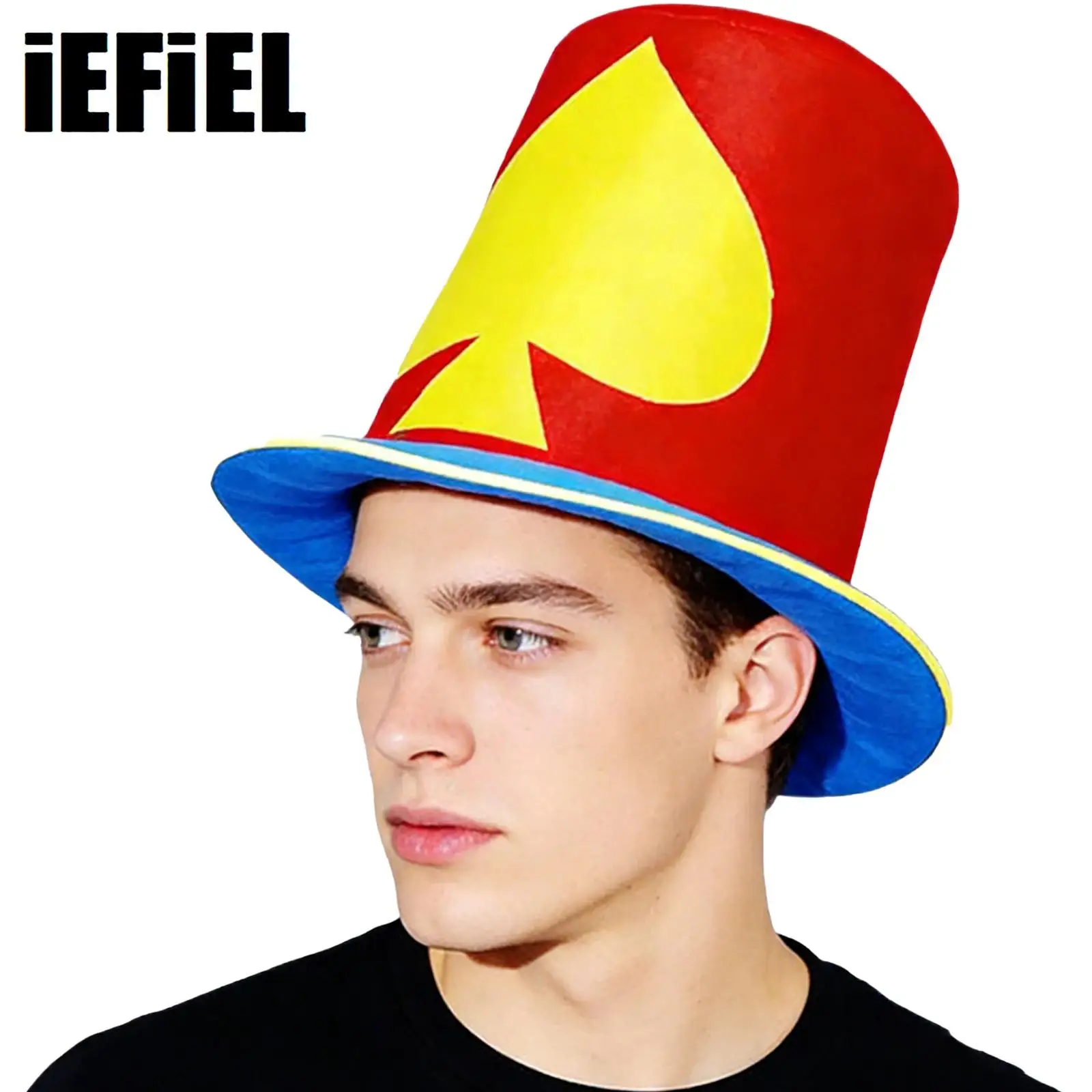 Festival Top Hat Holiday Headwear Colorful Printed Top Hat for Halloween Carnival Cosplay Circus Clown Hat Ringmaster Performanc
Festival Top Hat Holiday Headwear Colorful Printed Top Hat for Halloween Carnival Cosplay Circus Clown Hat Ringmaster Performanc