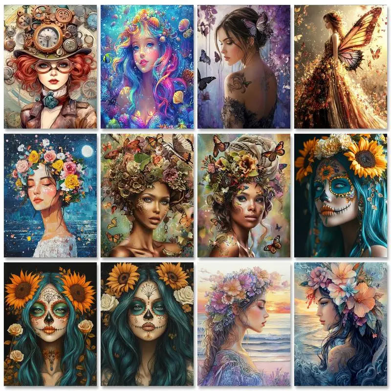 RUOPOTY Flower Girl Painting By Numbers Arts and Crafts Picture With Numbers Landscape Acrylic Painting on Canvas Handpainted Co
RUOPOTY Flower Girl Painting By Numbers Arts and Crafts Picture With Numbers Landscape Acrylic Painting on Canvas Handpainted Co