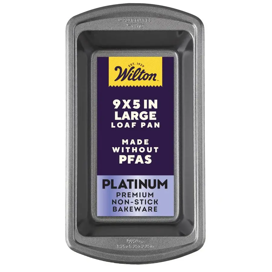 Форма для выпечки хлеба Platinum NonStick 9 x 5 дюймов, из нержавеющей стали, без ПФАС, упаковка может отличаться.
Форма для выпечки хлеба Platinum NonStick 9 x 5 дюймов, из нержавеющей стали, без ПФАС, упаковка может отличаться.