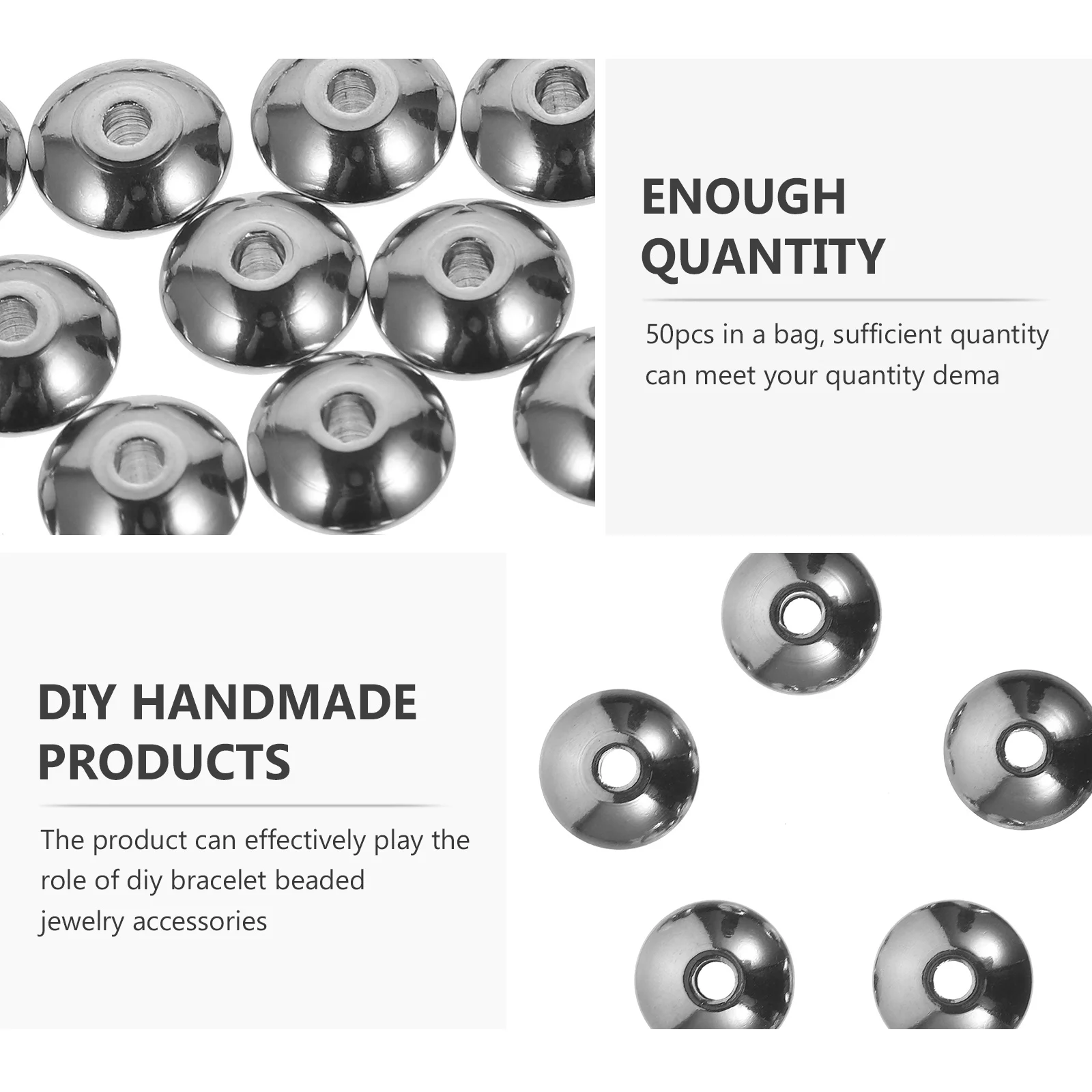 50 шт. свободные бусины из нержавеющей стали, аксессуары для изготовления ювелирных изделий своими руками, простой прочный подарок для любителей рукоделия, свободные бусины
50 шт. свободные бусины из нержавеющей стали, аксессуары для изготовления ювелирных изделий своими руками, простой прочный подарок для любителей рукоделия, свободные бусины