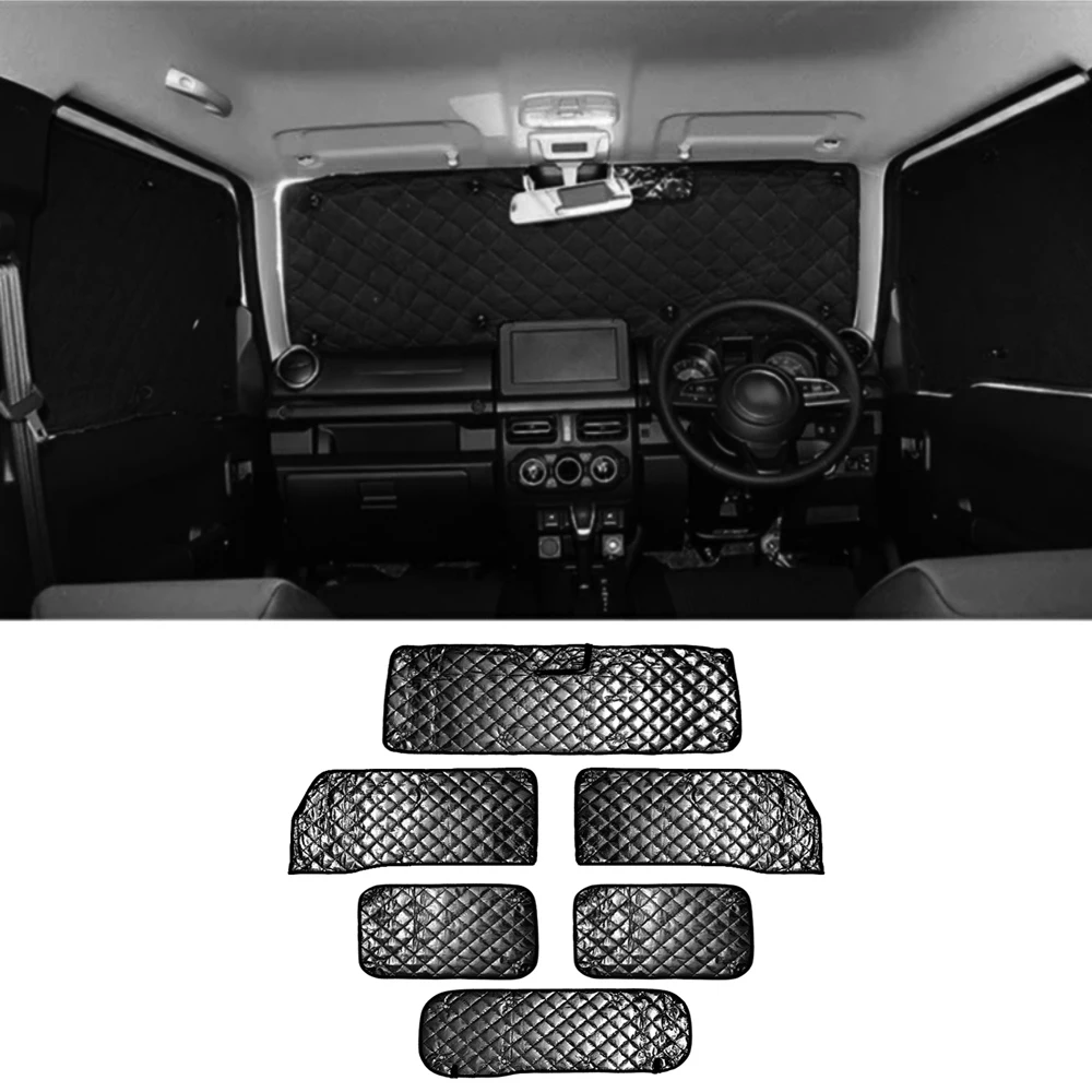 Aluminum foil Car Window Sunshade Visors Full Set UV Block Cover Heat Shield for Suzuki Jimny 2019+
Aluminum foil Car Window Sunshade Visors Full Set UV Block Cover Heat Shield for Suzuki Jimny 2019+