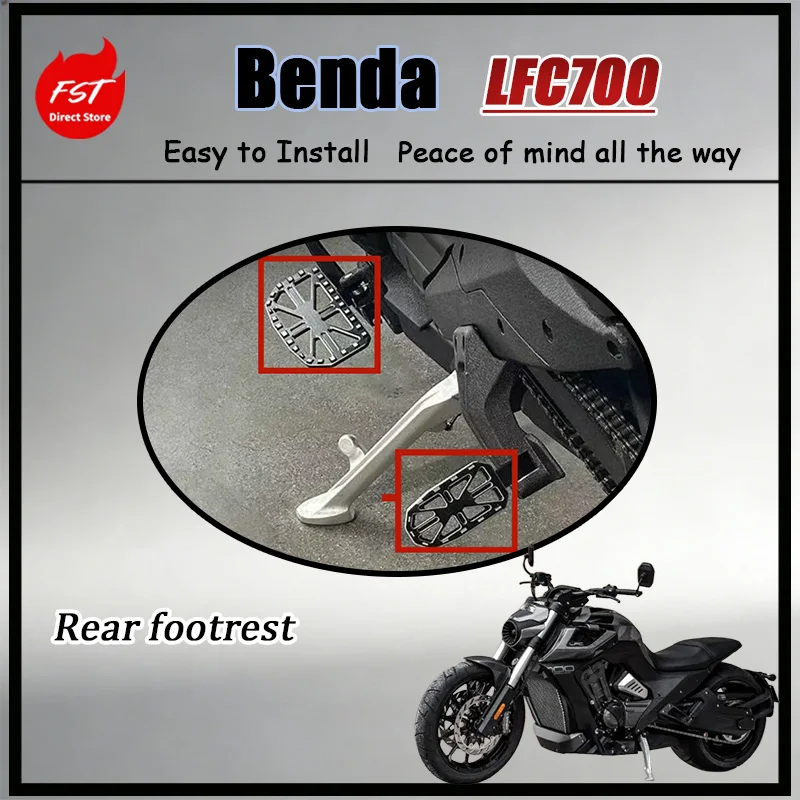 FOR Benda LFC700 Anti-Fatigue Wide Rear Foot Pedals Vibration Damping Design Comfortable Passenger Footrests for Vehicle
FOR Benda LFC700 Anti-Fatigue Wide Rear Foot Pedals Vibration Damping Design Comfortable Passenger Footrests for Vehicle