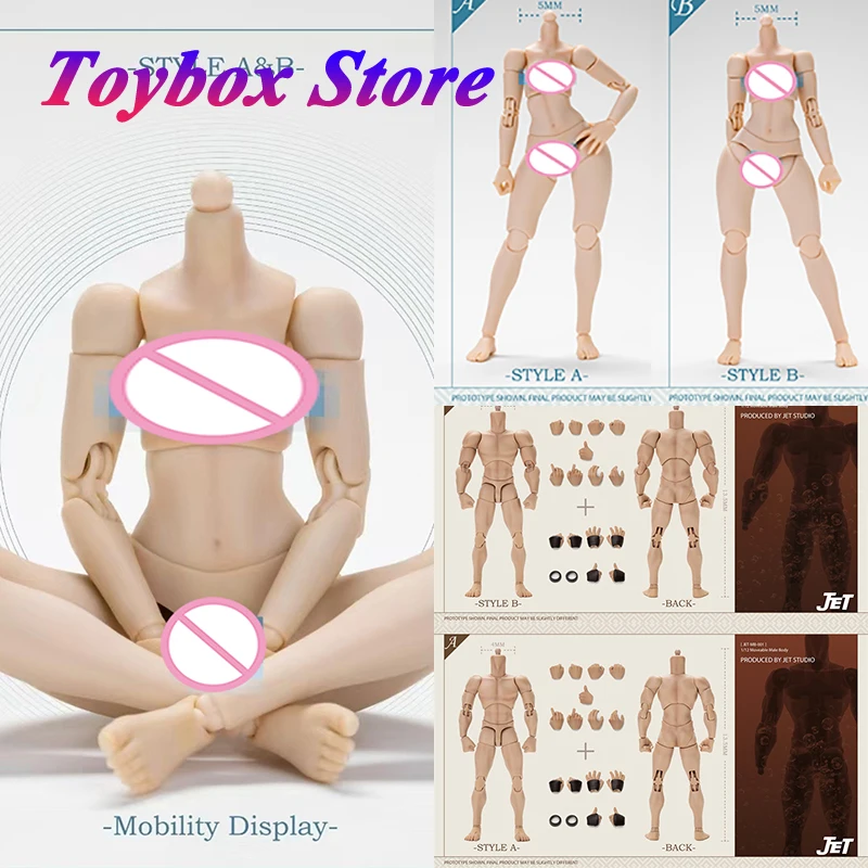 JET STUDIO Original TS-MB-001/002 1/12 Movable Man Soldier Body Small/Large Chest Movable Model Toys For 6" Figure Cosplay
JET STUDIO Original TS-MB-001/002 1/12 Movable Man Soldier Body Small/Large Chest Movable Model Toys For 6" Figure Cosplay