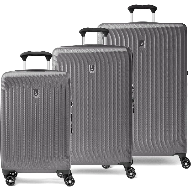 Travelpro Maxlite Air Hardside Expandable Luggage, 8 Spinner Wheels, Lightweight Hard Shell Polycarbonate, Shadow Grey, 3-Piece
Travelpro Maxlite Air Hardside Expandable Luggage, 8 Spinner Wheels, Lightweight Hard Shell Polycarbonate, Shadow Grey, 3-Piece